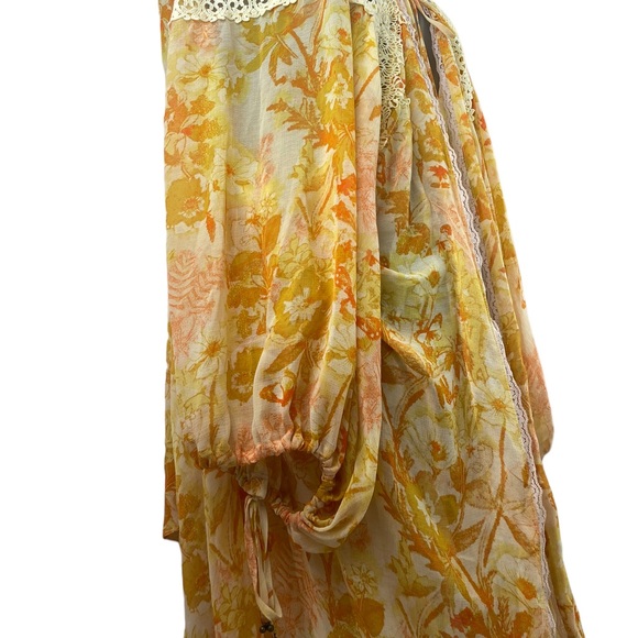 Free People Lost in Love Kimono  Kaftan size XS/S - Picture 6 of 8